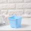 Thicken Colorful Square Plastic Plant Pot for Decoration of Home Office Desk Garden Flower Shop