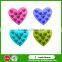 Heart Shaped Silicone Ice Tray,Non-toxic Colorful Flexible Durable Silicone Ice Tray