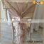 chiffon ruffled banquet chair cover for wedding party