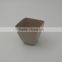 biodegradable square bamboo fiber flower pots