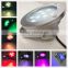 High quality 12V 9W white / green / blue / red underwater pond led lights