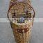 willow Drinks baskets, ,Glass Divider Basket,wicke bottle carrier basket