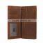 2017 popular money bag woods genuine leather wallet bussiness RFID safe card case wallet