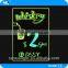  wholesale flashing magic led writing board / glass led writing board / led advertising board