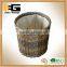 Round Shaped PE Rattan Hand Woven Flowerpot/Tray/Storage