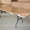 high quality hotel plywood foldable banquet table