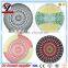 wholesale Fashion mandala aztec tribe microfibre throw round beach towel with tassel
