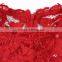 Ladies White Hook Flower Lace Crochet Pencil Skirt