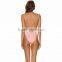 Sunny Day Seaside Party One Piece Hi Cut Leg Openings Sexy Lady Swimsuit Custom Nylon Spandex Women One Piece Swimwear Wholesale