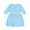 Hot sale! Infant Girls ChristmasLong Sleeve Gowns Baby Layette Cotton Evening Long Gowns For kids