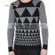 Intarsia Men's Blend Male Cashmere Sweater 2016