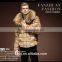Super quality Man's Fox fur coat with raccoon fur collar jackets printed man's faux fur jackets short coat