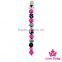 8NZ441-2 Lovebaby wholesale Wholesale Baby Colorful Plastic Pearl Design Pacifier Clip Mental Holder Teether Holder Baby Feeding