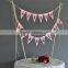 Mr & Mrs Cake Banner Bunting Wedding Party Just Married Love custom Cake Bunting