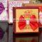 Multicolor polyester ribbon bow in box packing