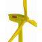 Die Cast Yellow Home Decorations Solar Windmill Model