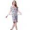 Casual fashion short sleeve modern dress