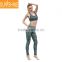 OEM Service Yoga Wear Green Color Workout Clothes Suits Yoga For Women