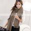New fashion oem thick acrylic knitted infinity pocket scarf