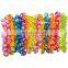 Wholesle plastic artificial hawaiian decor,hawaiian flower leis