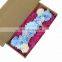 Aidocrystal Custon Personalized Name Letter Blue Wall Decor Floral Letter I