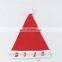 OEM Wholesale Fashion Novelty LED Flashing Non Woven Fabric Santa Claus Christmas Hat with Light and Music In Various Designs