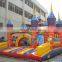 Clown theme Durable PVC tarpaulin inflatable castle slide