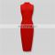 High Quality Sleeveless Wholesale shade Red evening Dresses