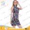 2016 New thailand design fashion lady dress flower print short dress