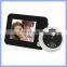 Multifunctional Digital Door Peephole Viewer With Doorbell 3.5inch Screen Night Vision Auto Snapping Function Home Anti Theft