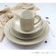Western Style Porcelain Tableware Round Matt Dinner Sets Plates/Bowls