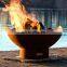 Wood Burnings Geometric Corten Steel Fire Pits
