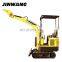 Factory outlet 1.2 ton mini excavator micro escavatore with attachments for construction