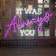 Bar Lighting Crafts Home Decor Led wedding signs Heart With Love Shape Design Neon Sign