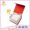Wholesale High End design custom wedding engagement velvet ring box for sale