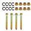 Door Hinge Pins & Pin Bushing Kit For Ford F150 F250 F350