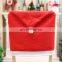 Cheap  wholesale Christmas  home decoration red  Santa hat  room universal  back chair covers