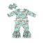 Flamingo Toddler Little Girl Romper Fall Boutique Outfit