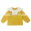 6573/Rabbit Print Wholesale High Quality Girls Sweatshirt Huge Peter Pan Collar Cotton Causal Sweater
