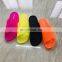 Women slippers new rainbow crystal candy color pvc beach bathroom ladies jelly slippers