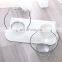 HQP-WS005 HongQiang Non-slip Cat Bowls Double Bowls With Raised Stand Adjustable Tilted Transparent Pet Bowl