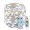 Music Sync Copper Wire Led String Lights 12 Modes Holiday Fairy Lights with Remote for Christmas Wedding Vases