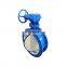 AWWA WCB DN 100 1500 PN 10 16 Cast Iron Butterfly Valve