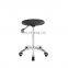 furniture swivel pu leather adjustable lab bar stools chair with wheels