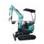 Top quality rotating grapple excavator with thumb small hydraulic excavator for garden
