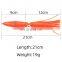 21cm 19g Luminous Fluorescent Deep Sea Fishing  TPR Artificiais Octopus bait Pesca