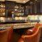 CBMmart customized mini wet bar kitchen cabinet home bar with wine rack