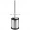 Wholesale Stainless steel flip-type durable toilet brush with holder