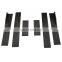 2.2 M/86 inch 6 Pcs Universal Carbon Material Lower Side Skirts Body Kit Rocker Panel Extension