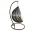 Indoor & Outdoor FurnitureStandalone PE Rattan Wicker Metal Hanging Egg Chair Hammock Swing Chair Gardern Furniture